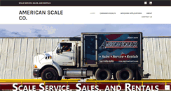 Desktop Screenshot of americanscaleco.com
